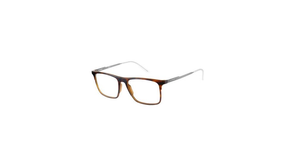 Carrera 6667 Single Vision Prescription Eyeglasses CA6667-0R8Q-5317 - Havana Dark Ruthenium Frame, Lens Diameter 53mm, Distance Between Lenses 17mm