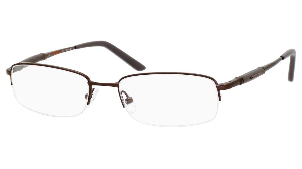 Carrera 7452 Single Vision Prescription Eyeglasses CA7452-01E8-5018 - Brown Semi Shiny Frame, Lens Diameter 50mm, Distance Between Lenses 18mm