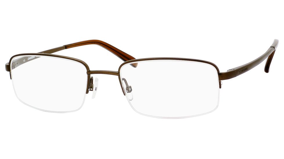Carrera 7474/T Eyeglass Frames CA7474-01J0-5119 - Opaque Brown Frame, Lens Diameter 51mm, Distance Between Lenses 19mm