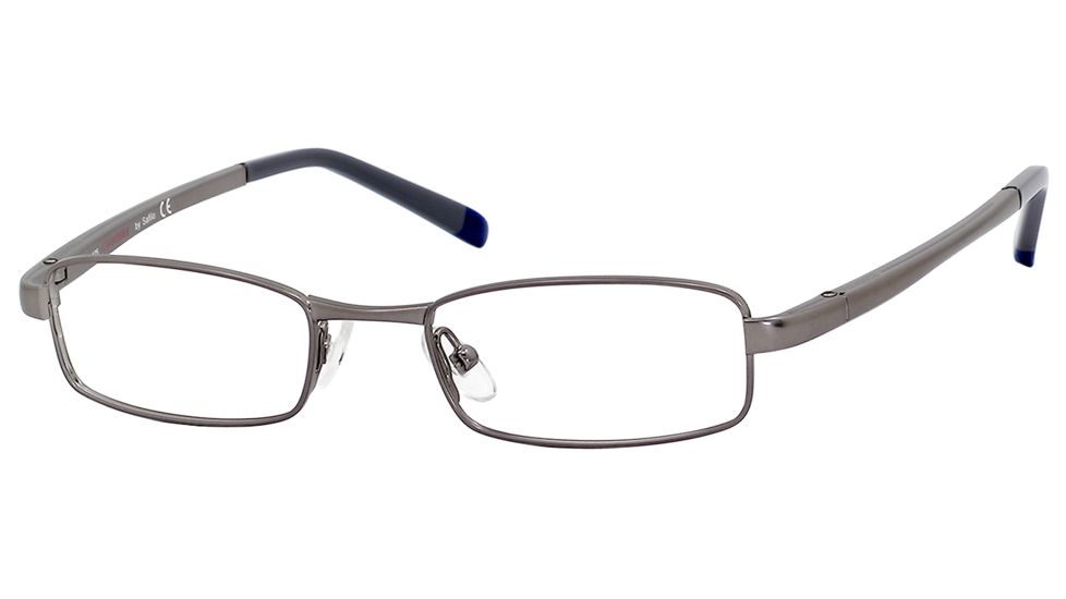 Carrera 7511 Eyeglass Frames CA7511-01J1-4417 - Gunmetal / Blue Frame, Lens Diameter 44mm, Distance Between Lenses 17mm