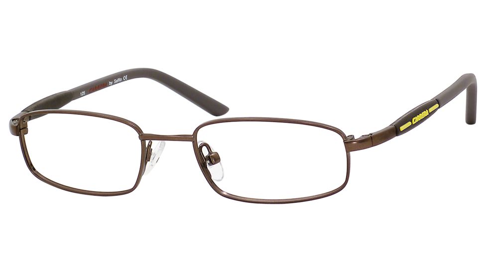 Carrera 7516 Eyeglass Frames CA7516-01E8-4516 - Brown Semi Shiny Frame, Lens Diameter 45mm, Distance Between Lenses 16mm