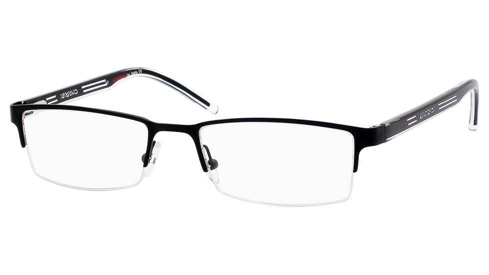Carrera 7541 Bifocal Prescription Eyeglasses CA7541-091T-5218 - Semi Matte Black Frame, Lens Diameter 52mm, Distance Between Lenses 18mm