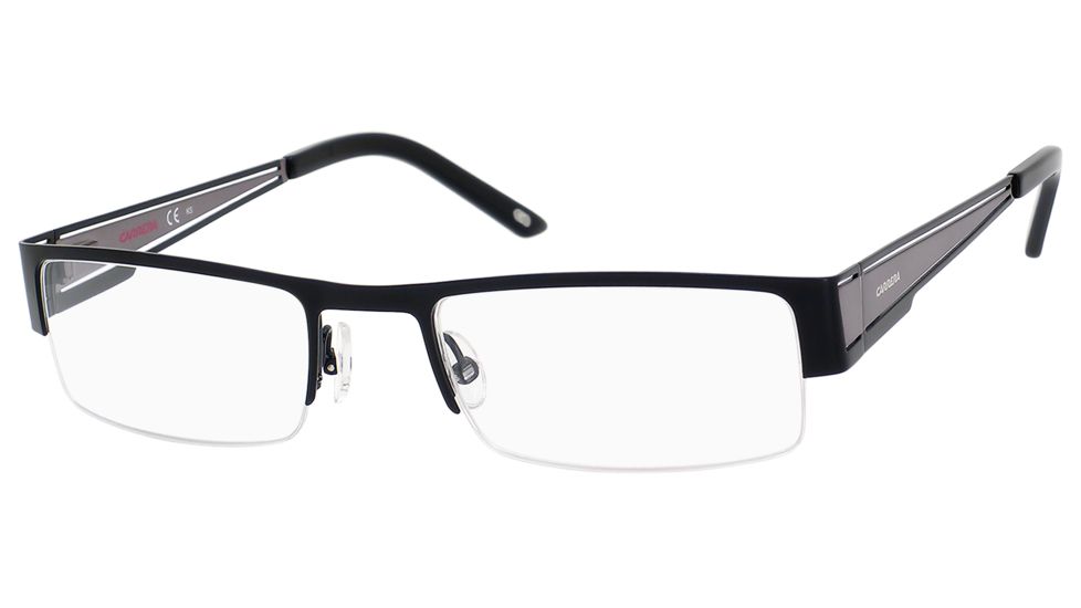Carrera 7548 Eyeglass Frames CA7548-0RZZ-5320 - Matte Black / Dark Ruthenium Frame, Lens Diameter 53mm, Distance Between Lenses 20mm