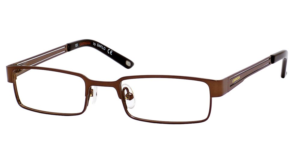 Carrera 7563 Eyeglass Frames CA7563-01J0-4417 - Brown Frame, Lens Diameter 44mm, Distance Between Lenses 17mm