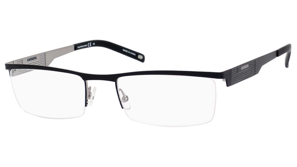 Carrera 7567 Progressive Prescription Eyeglasses CA7567-0INX-5319 - Black Ruthenium Frame, Lens Diameter 53mm, Distance Between Lenses 19mm