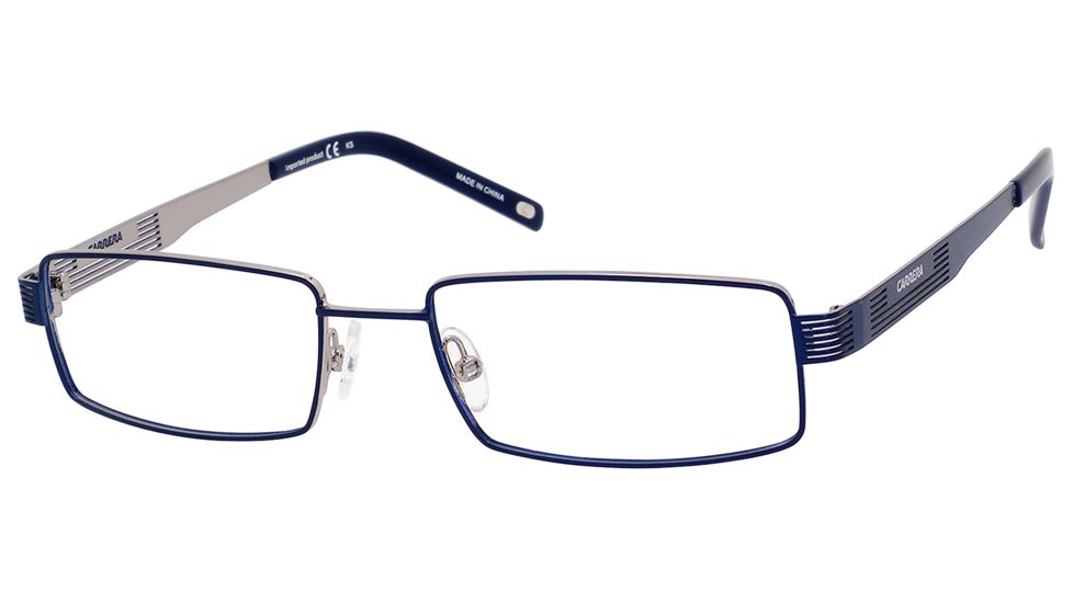 Carrera 7568 Eyeglass Frames CA7568-0KU0-5217 - Matte Blue Ruthenium Frame, Lens Diameter 52mm, Distance Between Lenses 17mm
