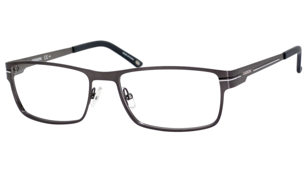 Carrera 7582 Progressive Prescription Eyeglasses CA7582-0R80-5417 - Semi Matte Ruthenium Frame, Lens Diameter 54mm, Distance Between Lenses 17mm