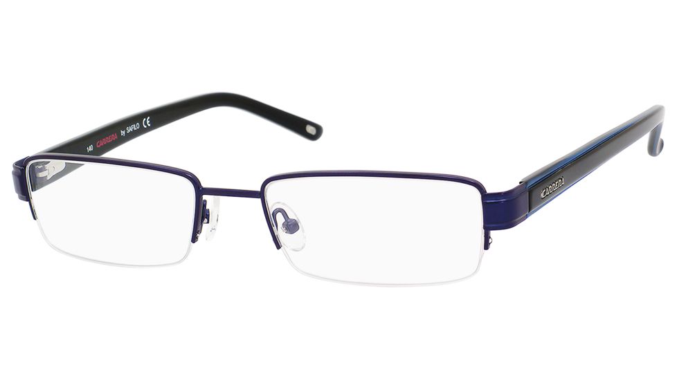 Carrera 7585 Eyeglass Frames CA7585-01P6-5218 - Navy Blue Frame, Lens Diameter 52mm, Distance Between Lenses 18mm