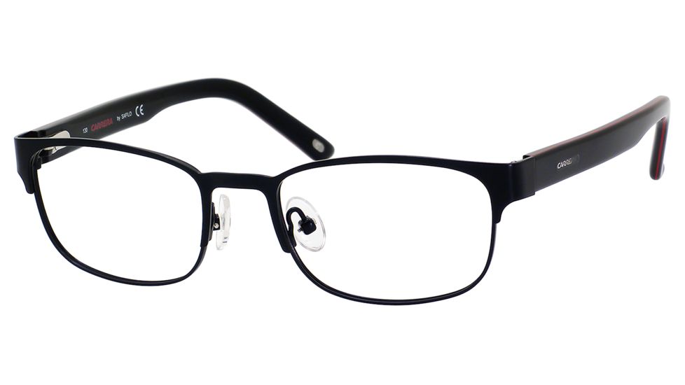 Carrera 7592 Eyeglass Frames CA7592-0003-4517 - Semi Matte Black Frame, Lens Diameter 45mm, Distance Between Lenses 17mm