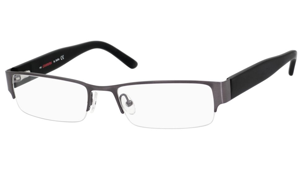 Carrera 7594 Progressive Prescription Eyeglasses CA7594-0JLS-5218 - Matte Gunmetal Frame, Lens Diameter 52mm, Distance Between Lenses 18mm