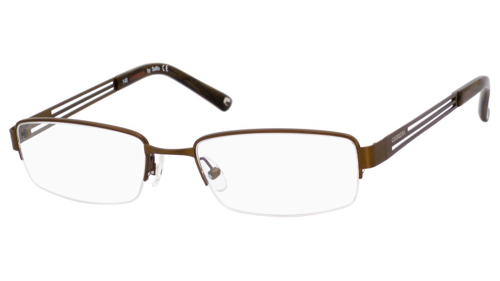 Carrera 7596 Eyeglass Frames CA7596-05BZ-5218 - Brown Frame, Lens Diameter 52mm, Distance Between Lenses 18mm