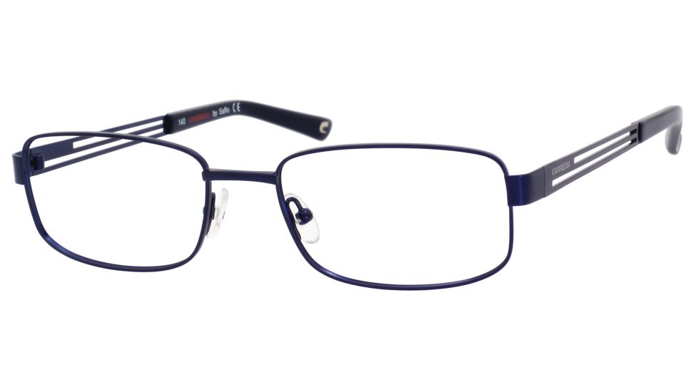Carrera 7597 Single Vision Prescription Eyeglasses CA7597-0DA4-5318 - Blue Frame, Lens Diameter 53mm, Distance Between Lenses 18mm