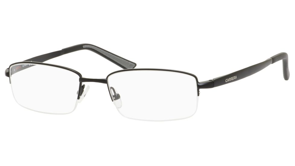 Carrera 7600 Eyeglass Frames CA7600-091T-5218 - Black Frame, Lens Diameter 52mm, Distance Between Lenses 18mm