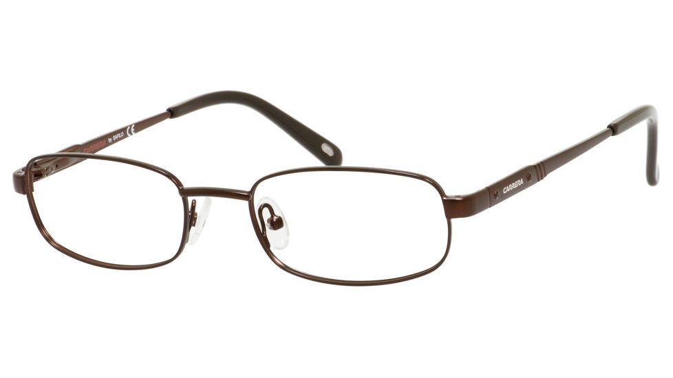 Carrera 7603 Eyeglass Frames CA7603-01P5-4617 - Brown Frame, Lens Diameter 46mm, Distance Between Lenses 17mm