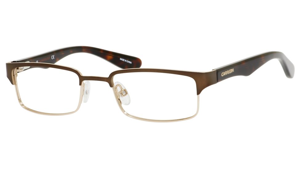 Carrera 7605 Eyeglass Frames CA7605-0BDV-4517 - Brown Frame, Lens Diameter 45mm, Distance Between Lenses 17mm