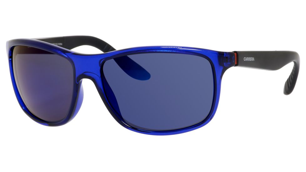 Carrera 8001/S Bifocal Prescription Sunglasses CA8001S-00VI-1G-6116 - Lens Diameter 61 mm, Frame Color Blue Transparent