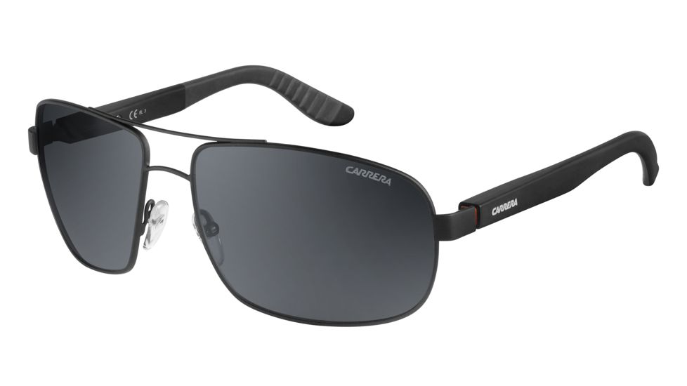 Carrera 8003/S Bifocal Prescription Sunglasses CA8003S-094X-C3-6216 - Frame Color Matte Black, Lens Diameter 62 mm