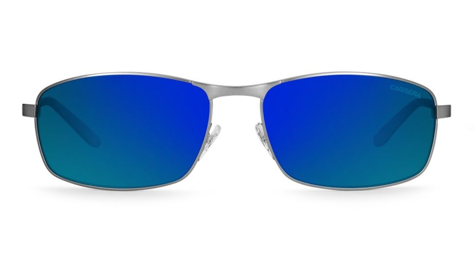 Carrera 8012/S Sunglasses CA8012S-0R80-5Z-6017 - Semi Matte Dark Ruthenium Frame, Gray Mlt Green Lenses, Lens Diameter 60mm, Distance Between Lenses 17mm