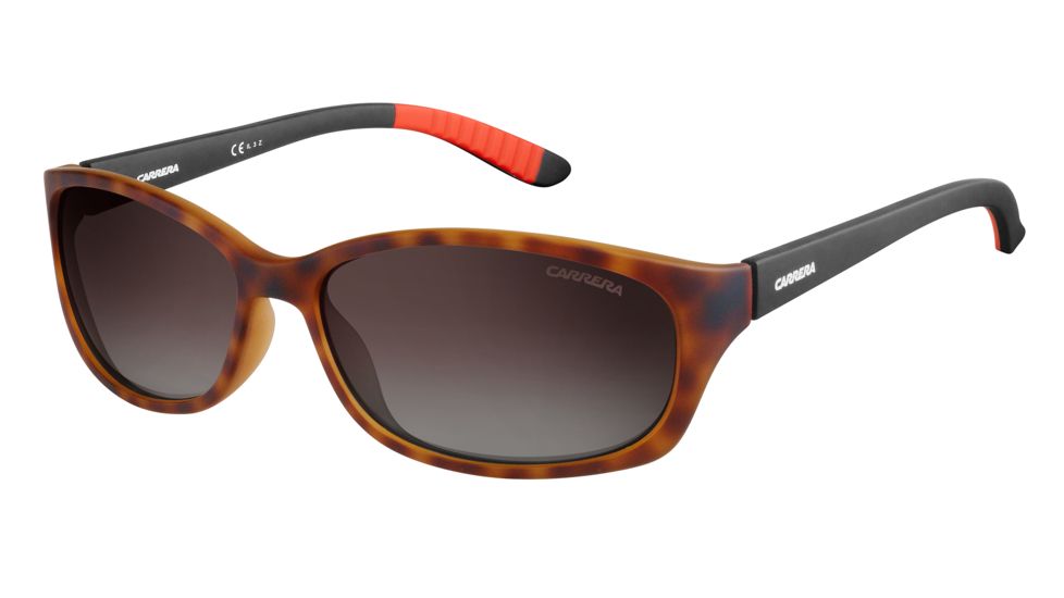 Carrera 8016/S Sunglasses CA8016S-06XV-LA-6015 - Havana Black Frame, Brown Gradient Polz Lenses, Lens Diameter 60mm, Distance Between Lenses 15mm
