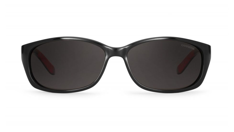 Carrera 8016/S Sunglasses CA8016S-0D28-M9-6015 - Shiny Black Frame, Gray Polarized Lenses, Lens Diameter 60mm, Distance Between Lenses 15mm