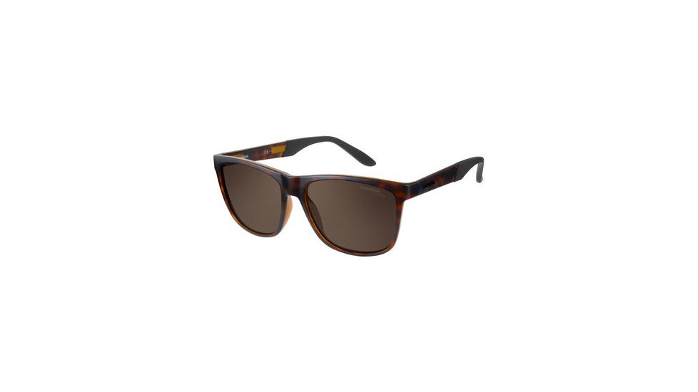 Carrera 8022/S Single Vision Prescription Sunglasses CA8022S-0DWJ-SP-5616 - Frame Color Havana, Lens Diameter 56 mm
