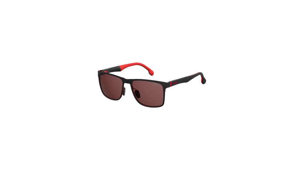 Carrera 8026/S Bifocal Prescription Sunglasses CA8026S-0BLX-W6-5717 - Lens Diameter 57 mm, Frame Color Bkrt Crystal Red