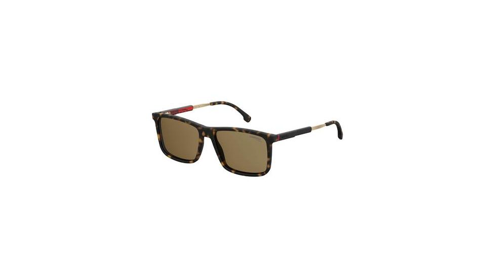 Carrera 8029/S Progressive Prescription Sunglasses CA8029S-0086-SP-5717 - Lens Diameter 57 mm, Frame Color Dark Havana