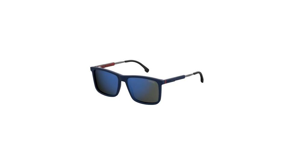 Carrera 8029/S Progressive Prescription Sunglasses CA8029S-0PJP-XT-5717 - Lens Diameter 57 mm, Frame Color Blue