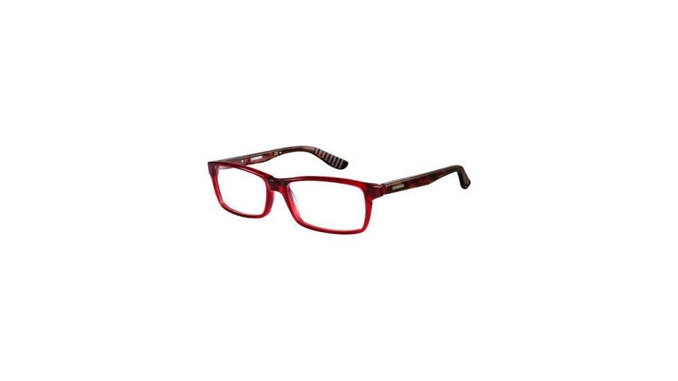 Carrera 8800 Progressive Prescription Eyeglasses CA8800-00UC-5416 - Red Havana Frame, Lens Diameter 54mm, Distance Between Lenses 16mm