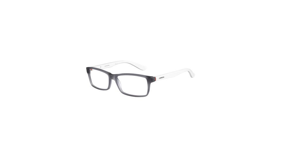 Carrera 8800 Progressive Prescription Eyeglasses CA8800-01HJ-5416 - Matte Gray White Frame, Lens Diameter 54mm, Distance Between Lenses 16mm