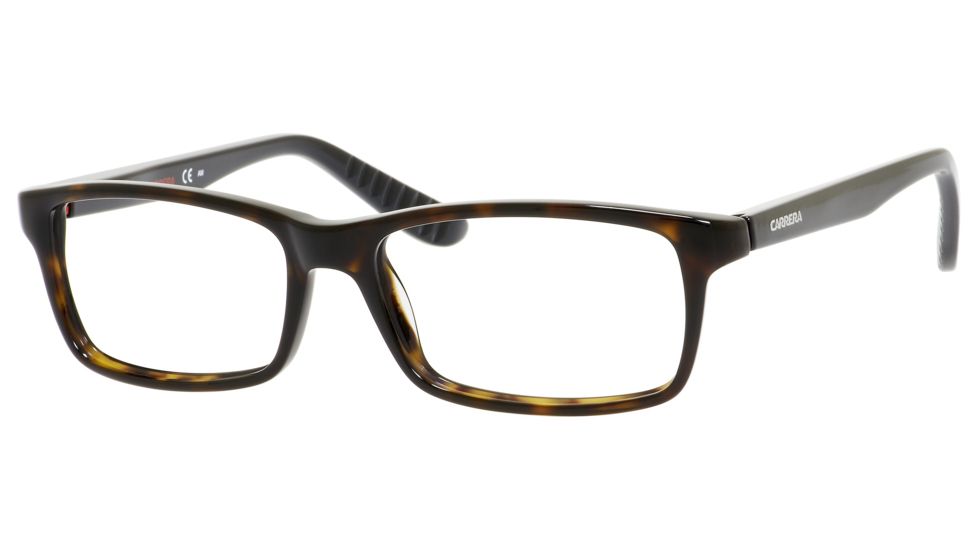 Carrera 8800 Progressive Prescription Eyeglasses CA8800-0TRD-5416 - Dark Havana / Black Frame, Lens Diameter 54mm, Distance Between Lenses 16mm