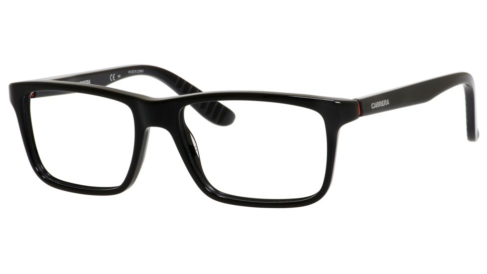 Carrera 8801 Bifocal Prescription Eyeglasses CA8801-029A-5317 - Shiny Black Frame, Lens Diameter 53mm, Distance Between Lenses 17mm