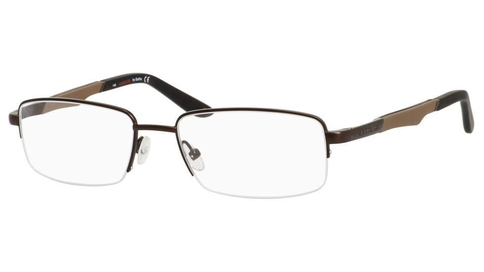 Carrera 8804 Single Vision Prescription Eyeglasses CA8804-01F1-5318 - Brown Frame, Lens Diameter 53mm, Distance Between Lenses 18mm
