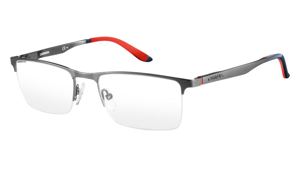 Carrera 8810 Single Vision Prescription Eyeglasses CA8810-0A25-5419 - Matte Dark Ruthenium Frame, Lens Diameter 54mm, Distance Between Lenses 19mm