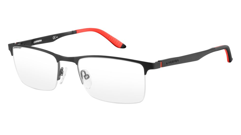 Carrera 8810 Single Vision Prescription Eyeglasses CA8810-0YIH-5419 - Semi Matte Black Dark Rutheniu Frame, Lens Diameter 54mm, Distance Between Lenses 19mm