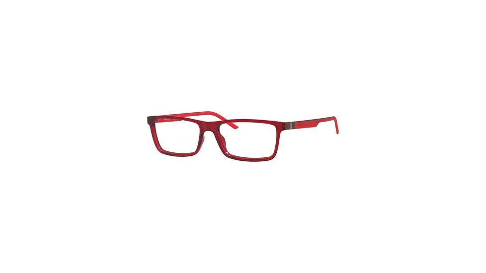 Carrera 8818 Progressive Prescription Eyeglasses CA8818-0PY8-5317 - Red Matte Rut Frame, Lens Diameter 53mm, Distance Between Lenses 17mm
