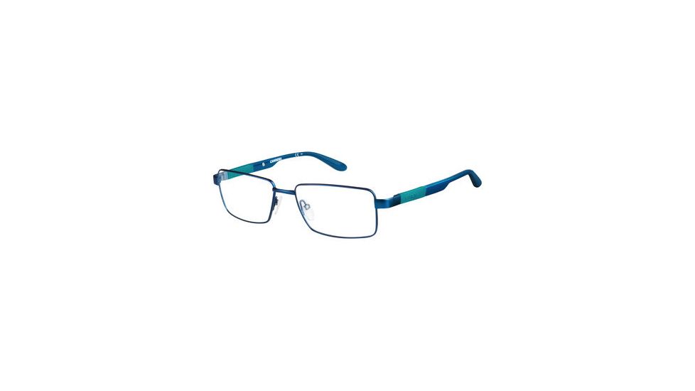 Carrera 8819 Eyeglass Frames CA8819-0U01-5717 - Matte Blue Frame, Lens Diameter 57mm, Distance Between Lenses 17mm