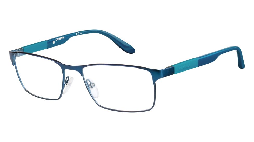 Carrera 8822 Progressive Prescription Eyeglasses CA8822-0U01-5417 - Matte Blue Frame, Lens Diameter 54mm, Distance Between Lenses 17mm