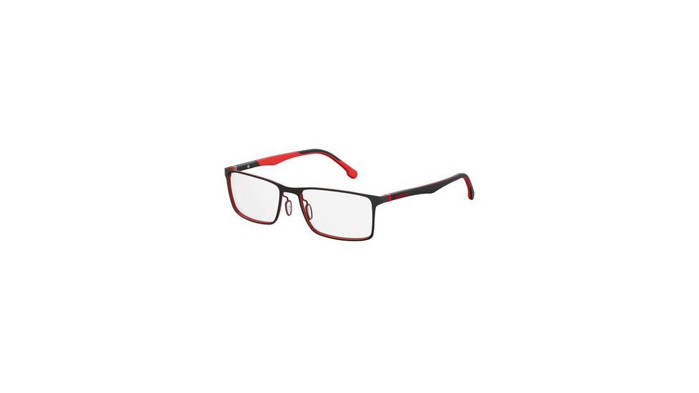 Carrera 8827/V Bifocal Prescription Eyeglasses CA8827-0BLX-5517 - Bkrt Crystal Red Frame, Lens Diameter 55mm, Distance Between Lenses 17mm