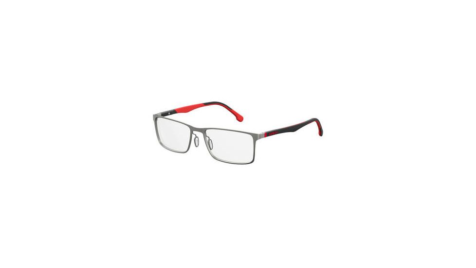 Carrera 8827/V Bifocal Prescription Eyeglasses CA8827-0R80-5717 - Semi Matte Dark Ruthenium Frame, Lens Diameter 57mm, Distance Between Lenses 17mm