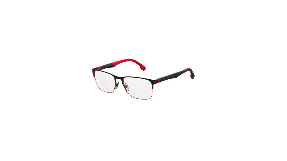 Carrera 8830/V Prescription Eyeglasses CA8830-0BLX-5619 - Bkrt Crystal Red Frame, Distance Between Lenses 19mm