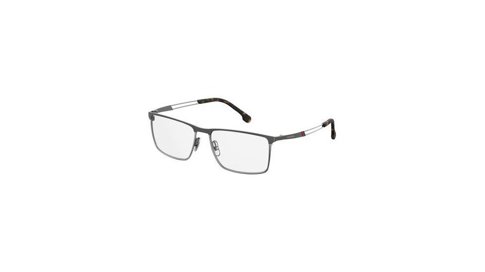 Carrera 8831 Prescription Eyeglasses CA8831-0R80-5518 - Semi Matte Dark Ruthenium Frame, Lens Diameter 55mm, Distance Between Lenses 18mm