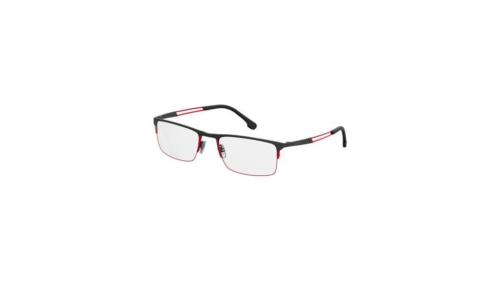 Carrera 8832 Bifocal Prescription Eyeglasses CA8832-0OIT-5519 - Black Redgd Frame, Lens Diameter 55mm, Distance Between Lenses 19mm