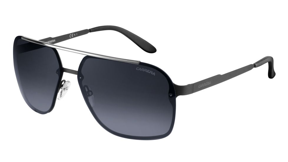Carrera 91/S Bifocal Prescription Sunglasses CA91S-0003-HD-6413 - Frame Color Matte Black, Lens Diameter 64 mm