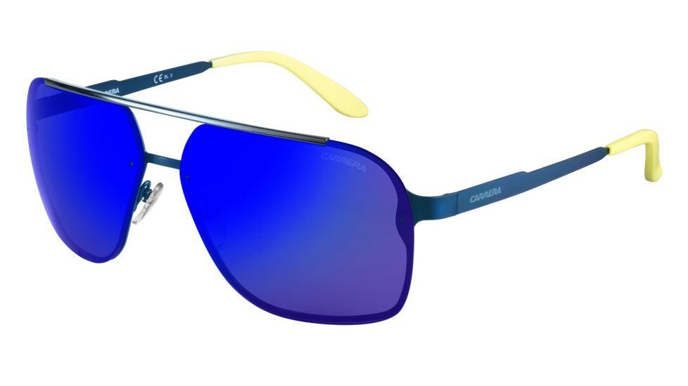 Carrera 91/S Bifocal Prescription Sunglasses CA91S-05R1-XT-6413 - Lens Diameter 64 mm, Frame Color Semi Matte E Blue