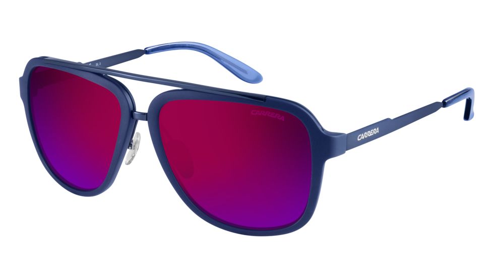 Carrera 97/S Sunglasses CA97S-097V-CP-5716 - Blue Frame, Gray Infrared Lenses, Distance Between Lenses 16mm
