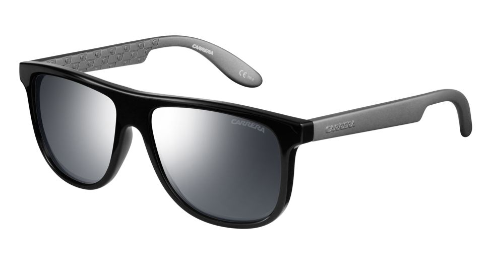 Carrera Carrerino 13/S Progressive Prescription Sunglasses CARRE13S-0M5F-T4-5014 - Frame Color Black Silver, Lens Diameter 50 mm