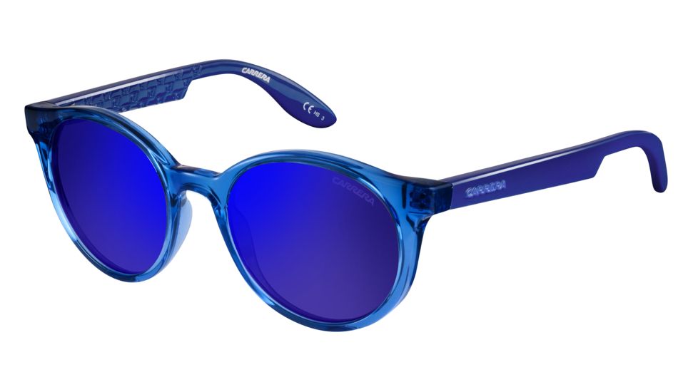 Carrera Carrerino 14/S Progressive Prescription Sunglasses CARRE14S-0KNQ-XT-4618 - Lens Diameter 46 mm, Frame Color Azure Blue