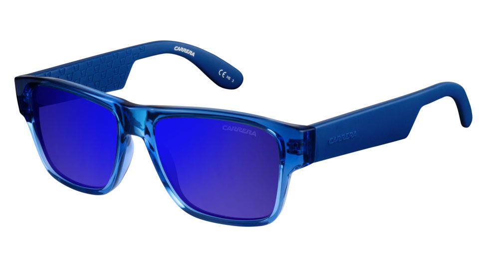 Carrera Carrerino 15/S Single Vision Prescription Sunglasses CARRE15S-0KNQ-XT-4815 - Frame Color Azure Blue, Lens Diameter 48 mm