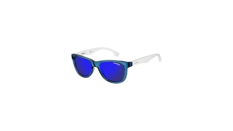 Carrera Carrerino 20/S Progressive Prescription Sunglasses CARRE20S-0WWK-XT-4617 - Lens Diameter 46 mm, Frame Color White Blue Semi Matte Black